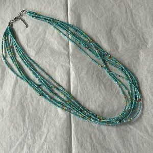 NECKLACES COLOR TURQUOISE IN EXCELLENT CONDITION
